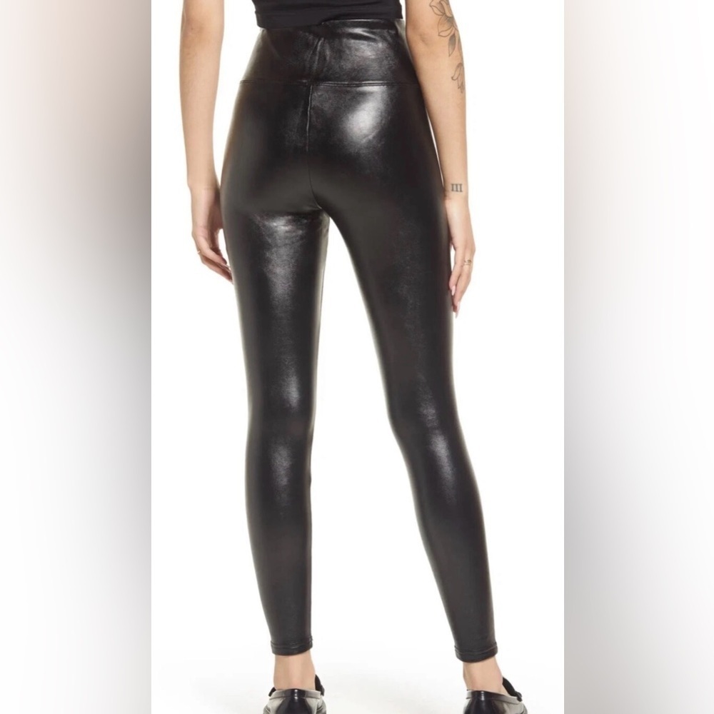 NEW BP. By Nordstrom Women’s Black Faux Leather Leggings Size XL - Picture 2 of 6